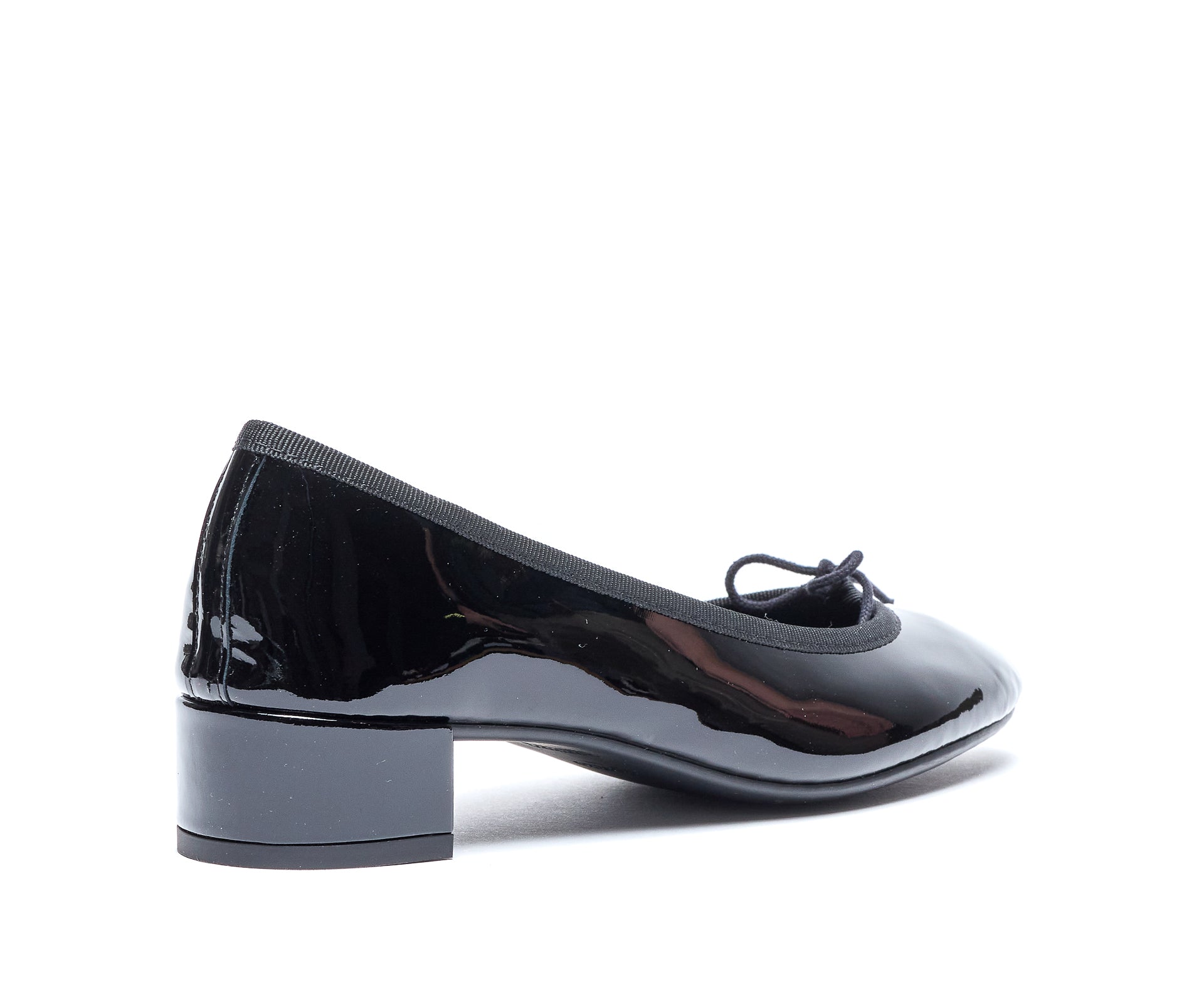 Repetto With Heel Black Fabric