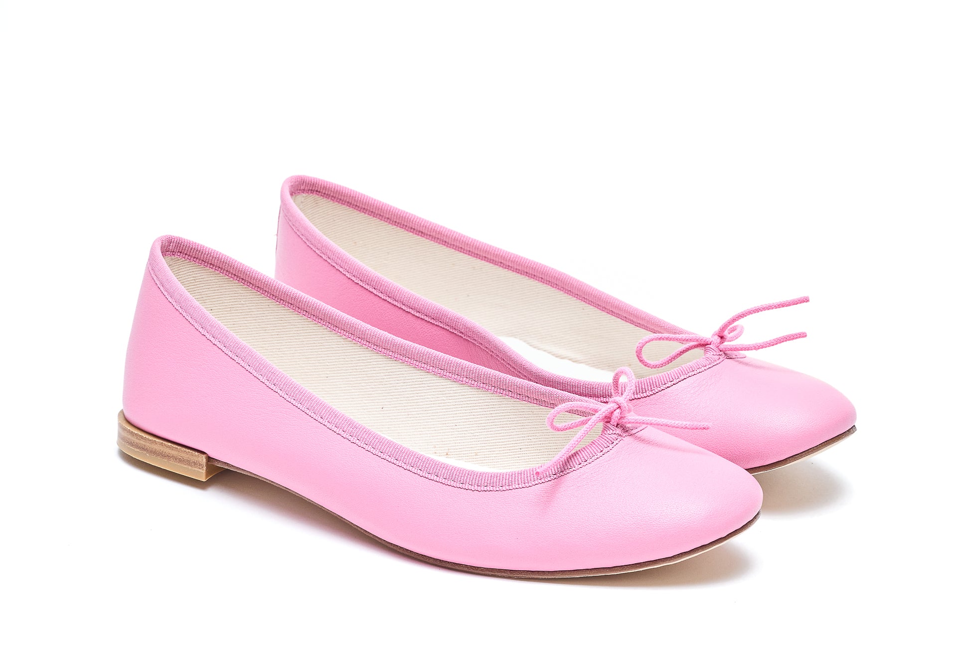 Repetto Flat shoes Pink Leather And Rubber Sole