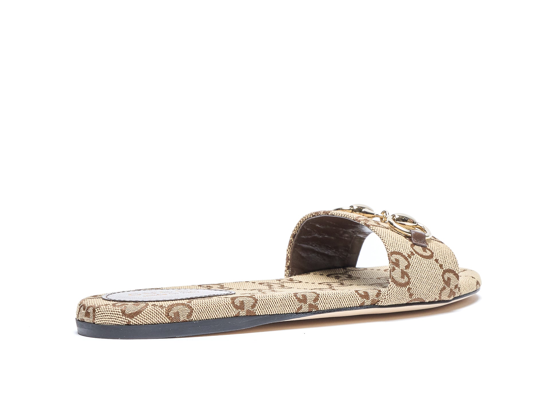 Gucci Sandals Beige Fabric