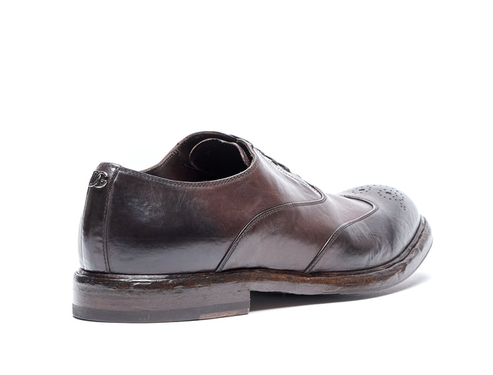 Dolce & Gabbana Flat shoes Brown Leather