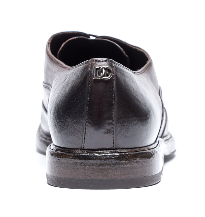 Dolce & Gabbana Flat shoes Brown Leather