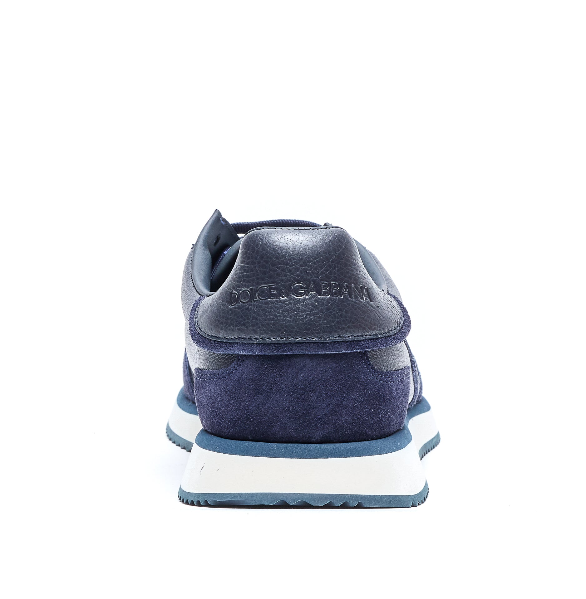 Dolce & Gabbana Sneakers Blue 1005leather And Suede