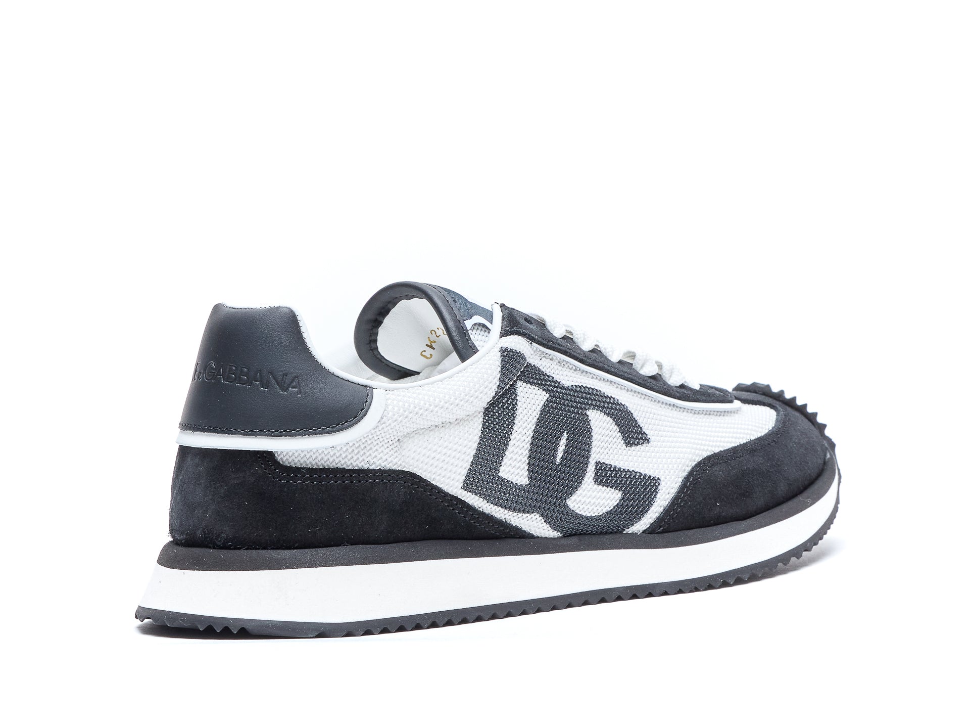 Dolce & Gabbana Sneakers Black Suede And Fabric