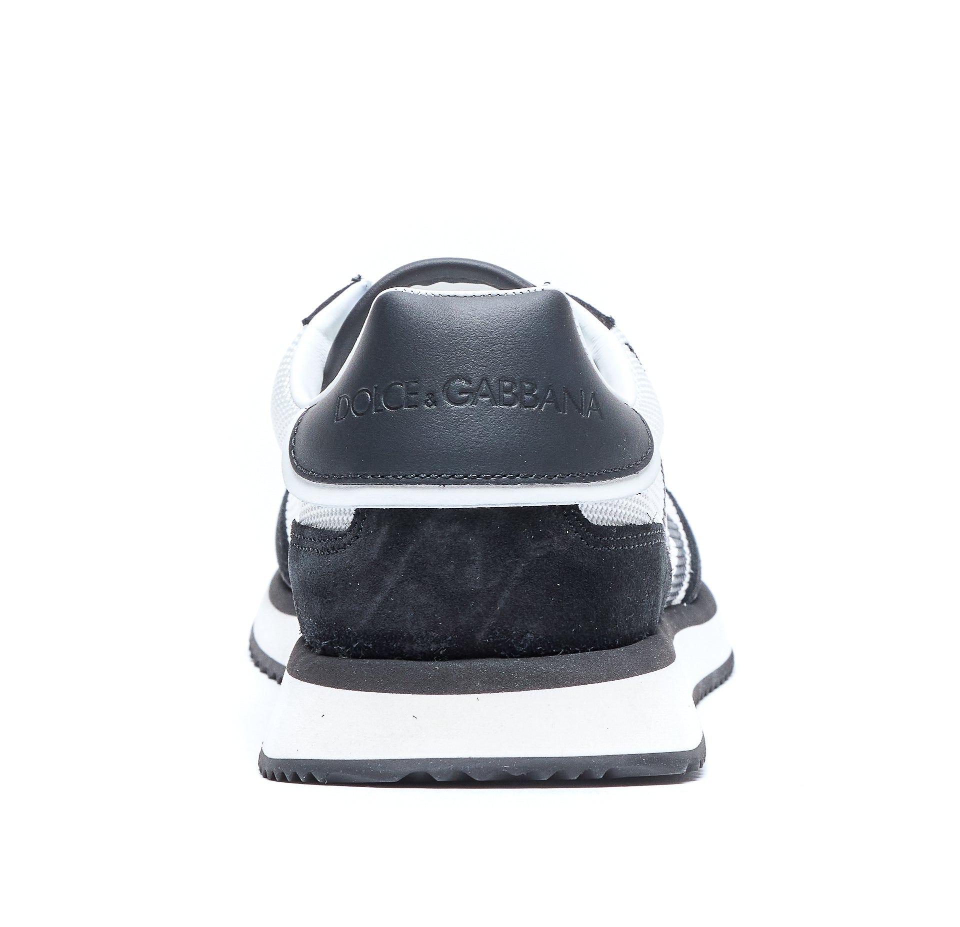 Dolce & Gabbana Sneakers Black Suede And Fabric
