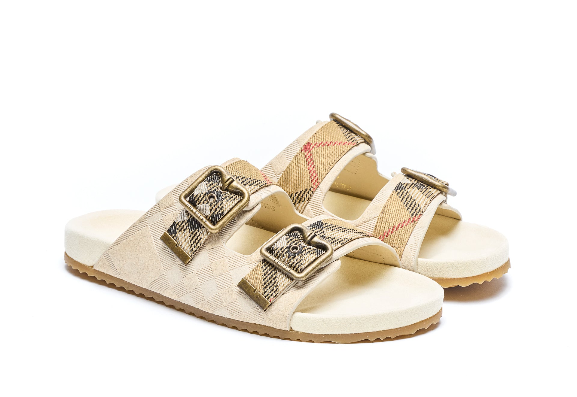 Burberry Sandals Beige Leather