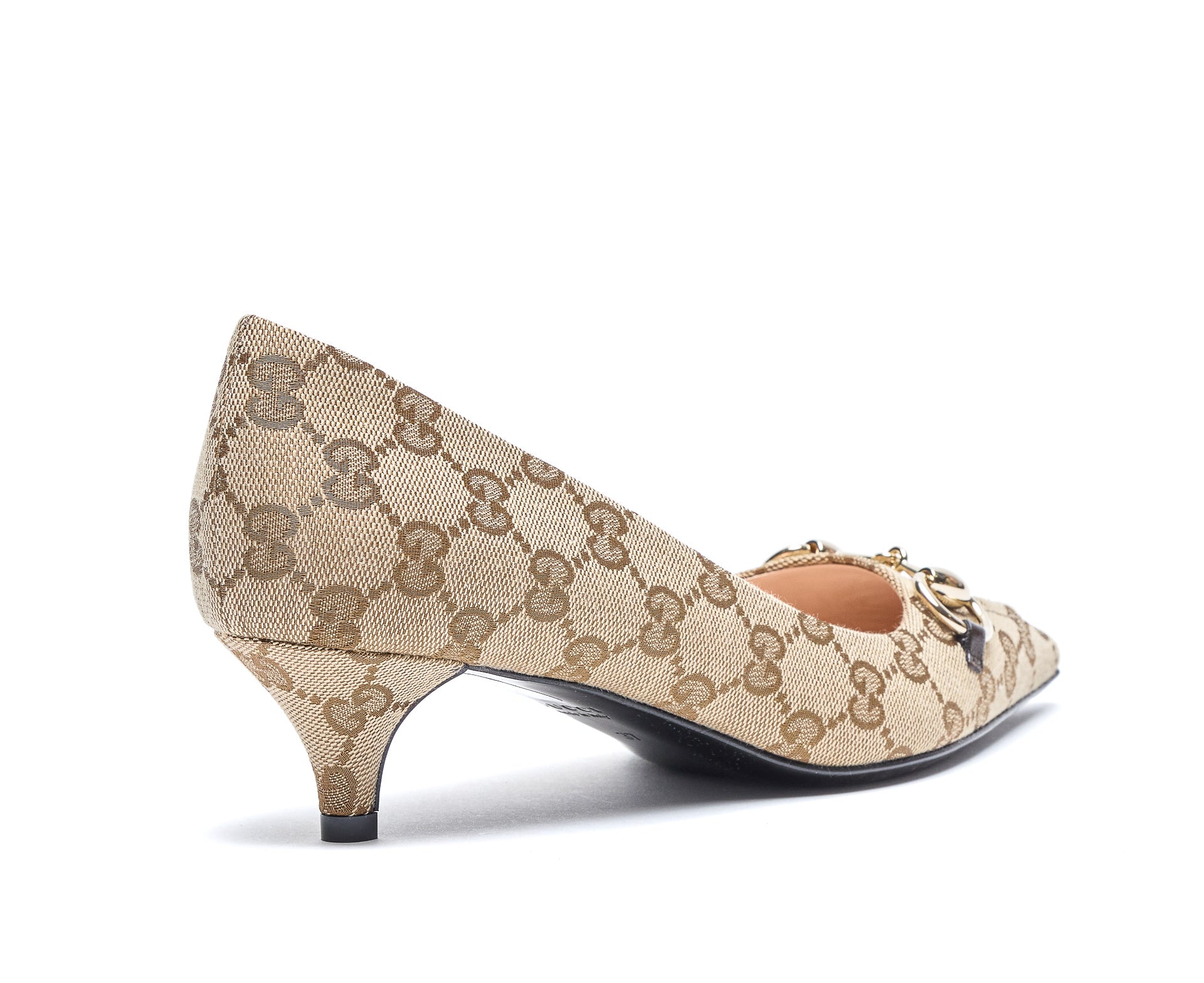 Gucci With Heel Beige Fabric