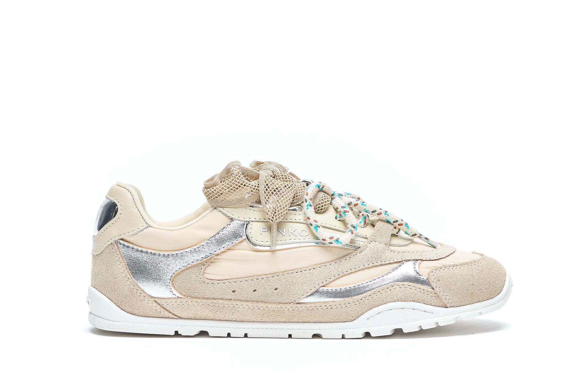 Pinko Sneakers Beige Leather