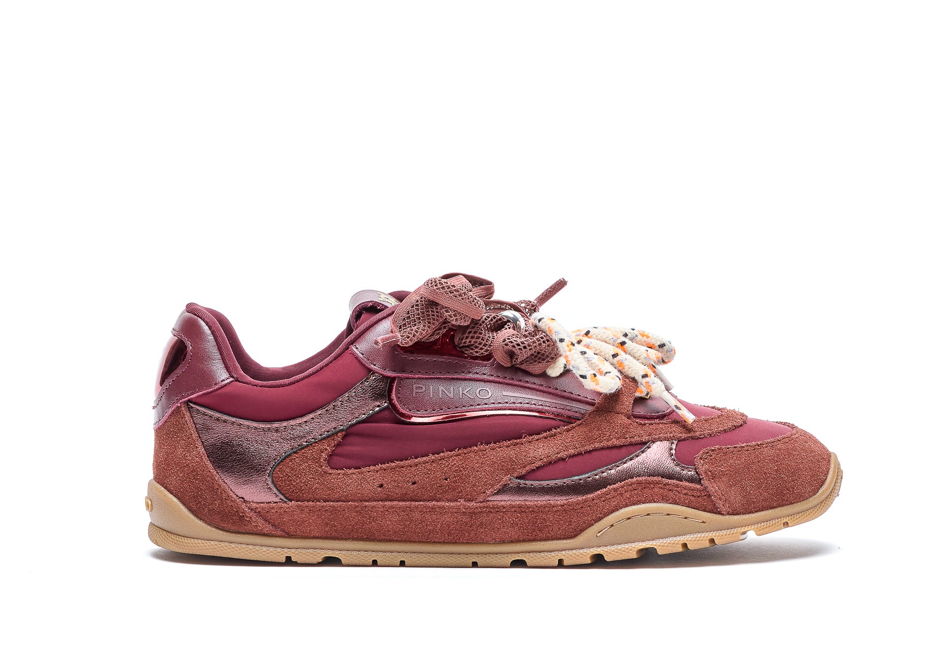 Pinko Sneakers Red Leather