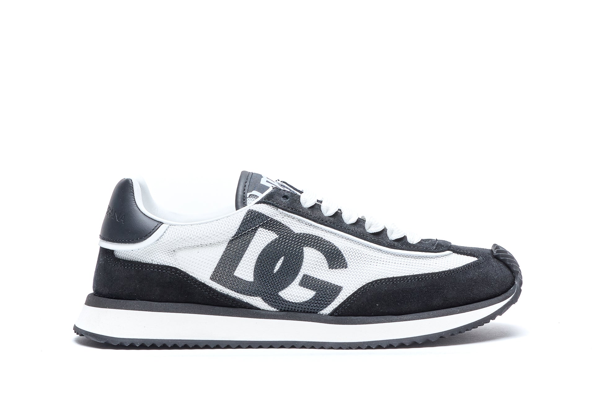 Dolce & Gabbana Sneakers Black Suede And Fabric