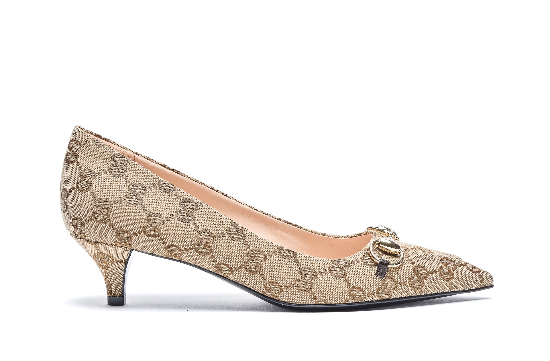Gucci With Heel Beige Fabric
