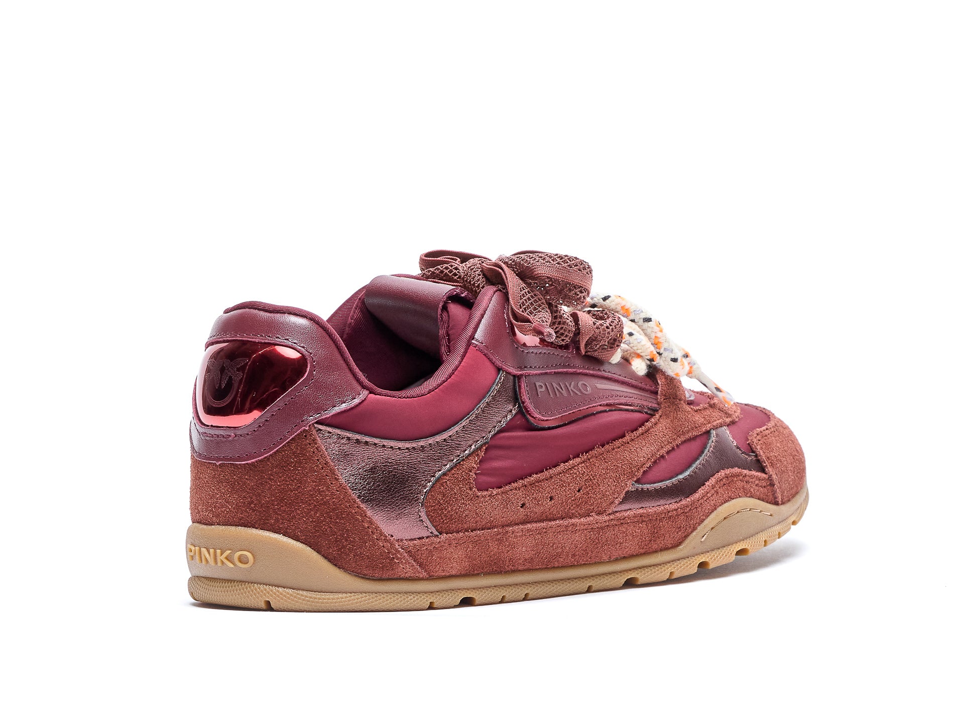 Pinko Sneakers Red Leather