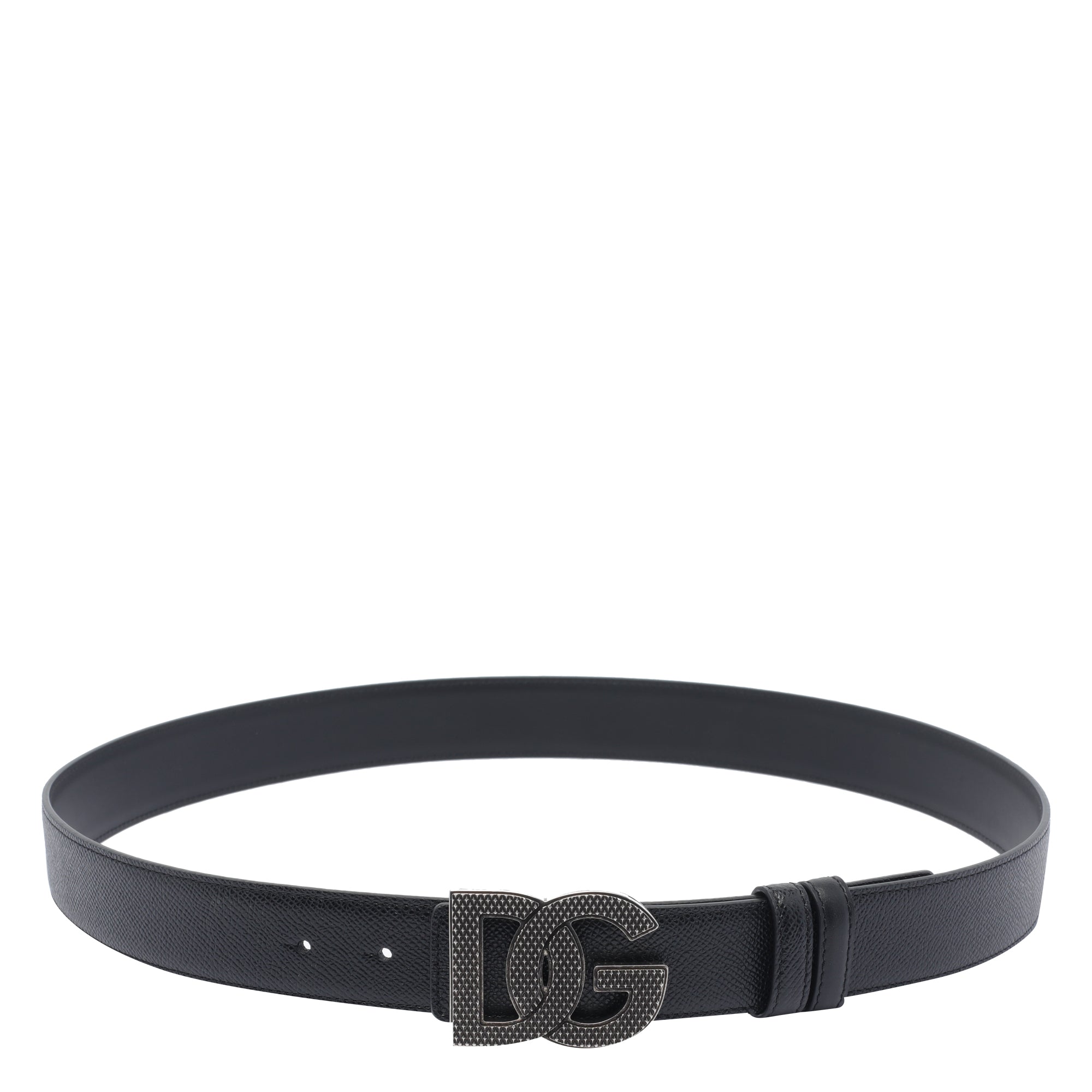 Dolce & Gabbana Belts Black Calf Leather