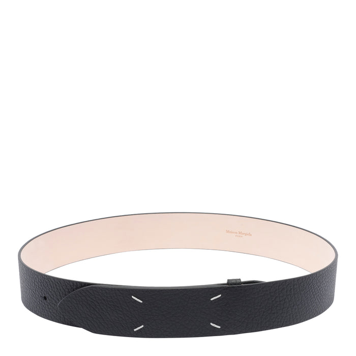 Maison Margiela Belts Black Calf Leather