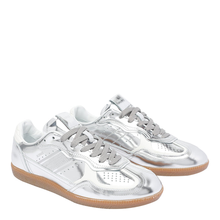 Alohas Sneakers Silver Calf Leather/rubber Sole