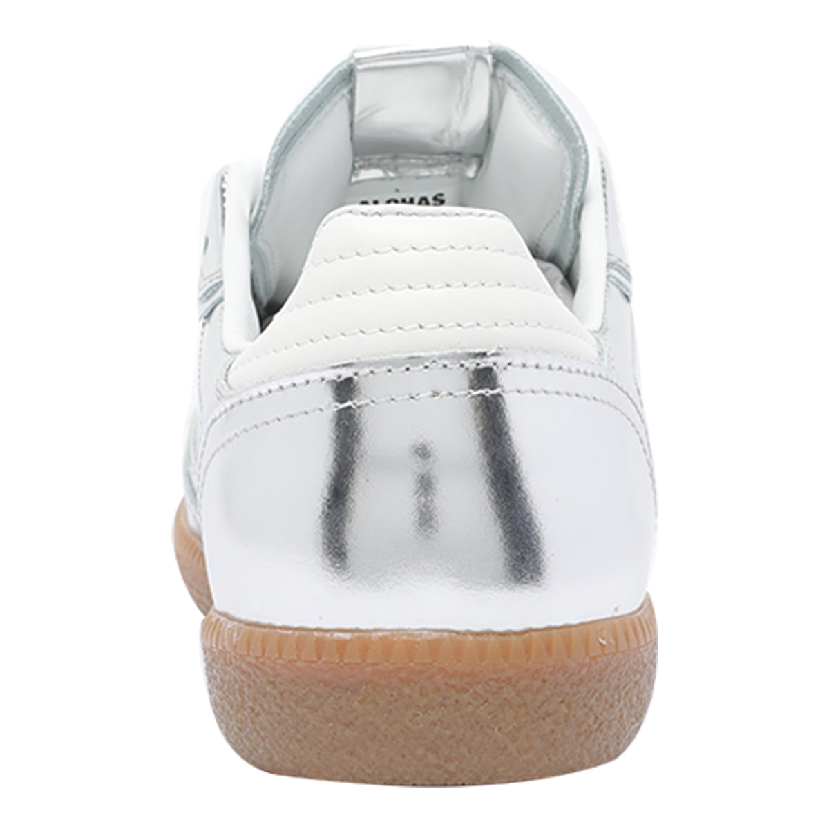 Alohas Sneakers Silver Calf Leather/rubber Sole