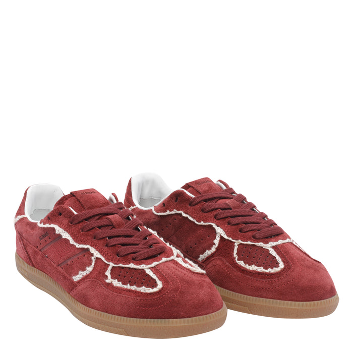 ALOHAS Sneakers Red Suede Leather/rubber Sole