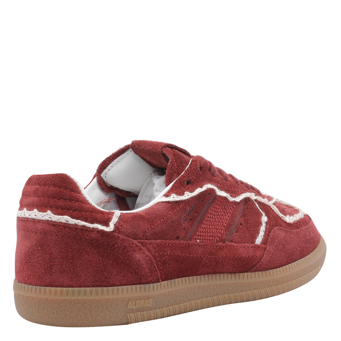 ALOHAS Sneakers Red Suede Leather/rubber Sole