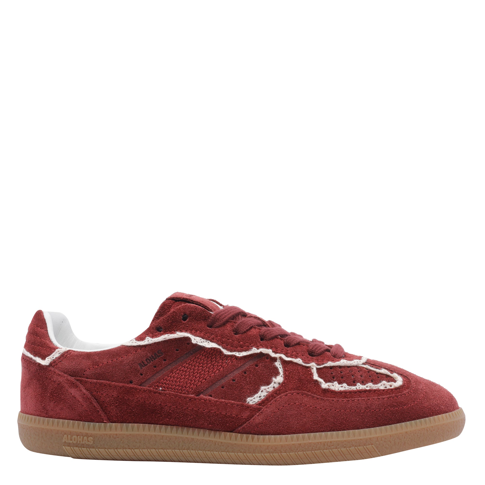 ALOHAS Sneakers Red Suede Leather/rubber Sole