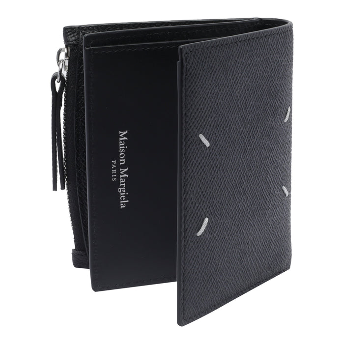 Maison Margiela Wallets Black Calf Leather