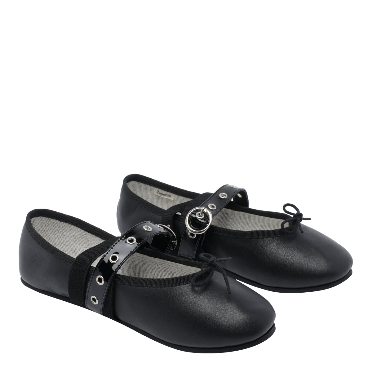 Repetto Flat shoes Black Calf Leather/rubber Sole