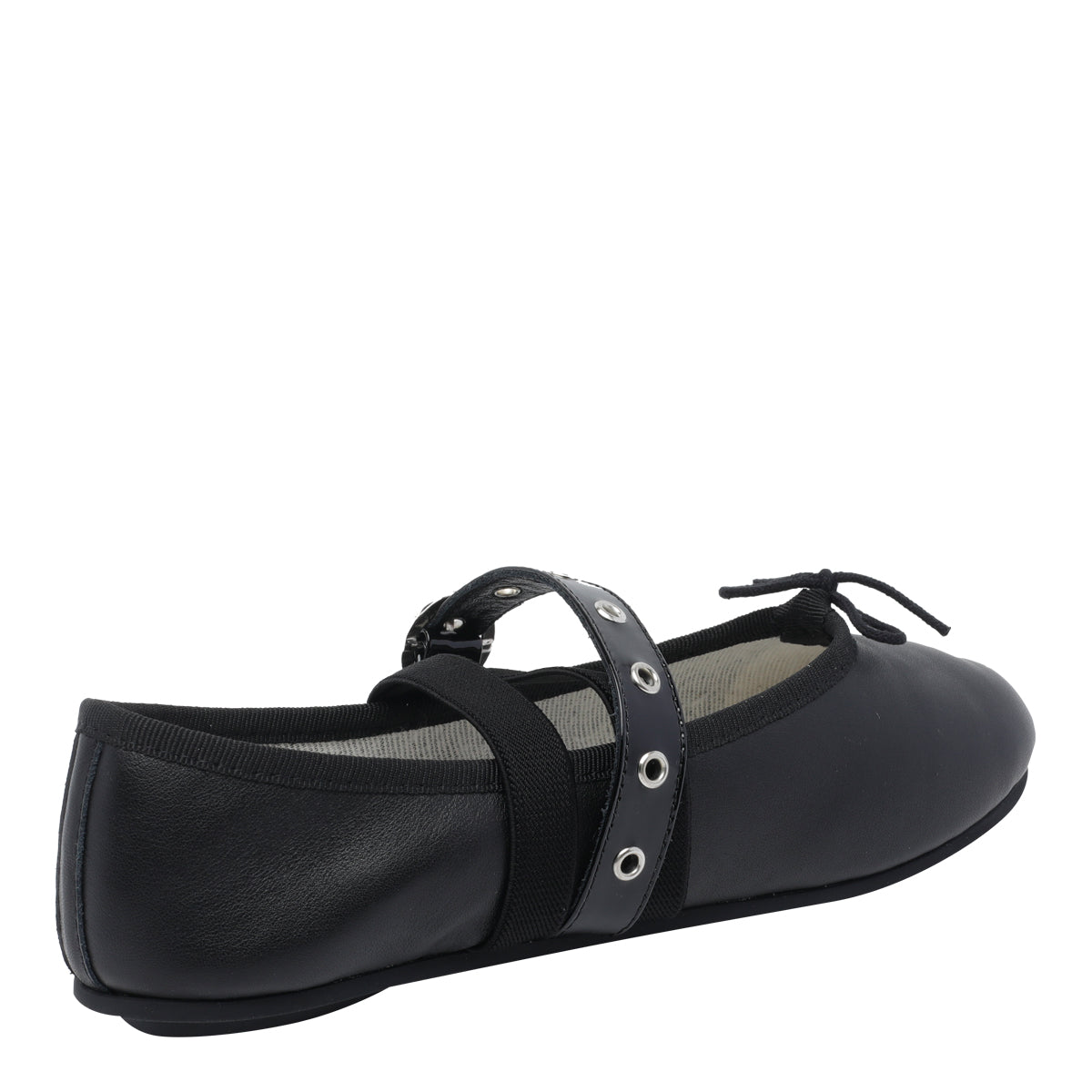 Repetto Flat shoes Black Calf Leather/rubber Sole