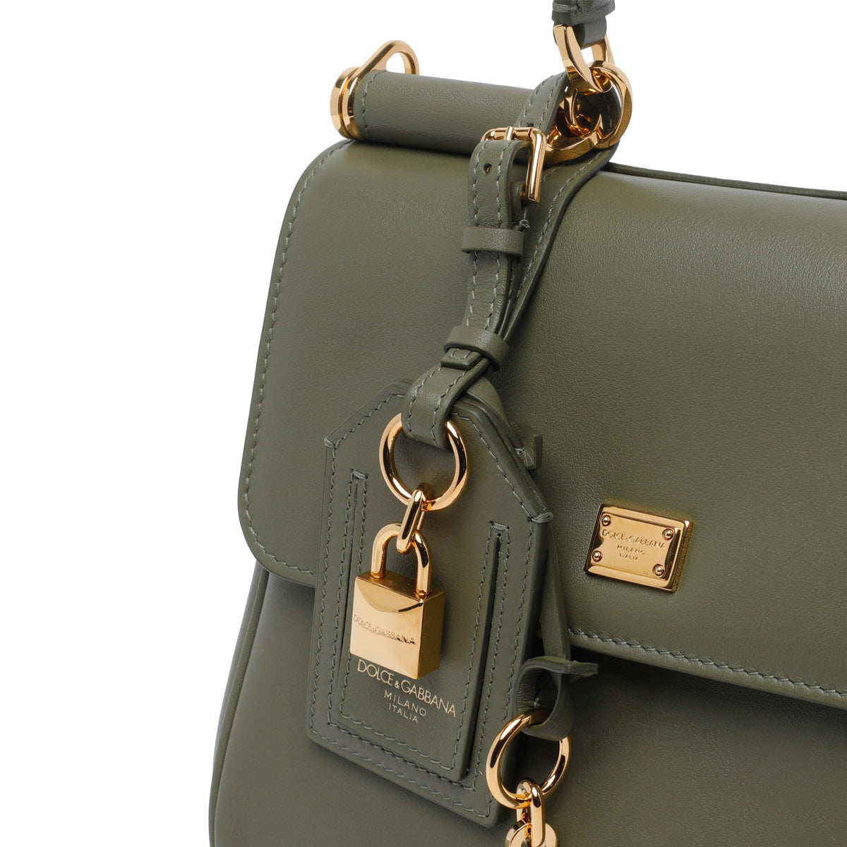 Dolce & Gabbana Bags Green Calf Leather