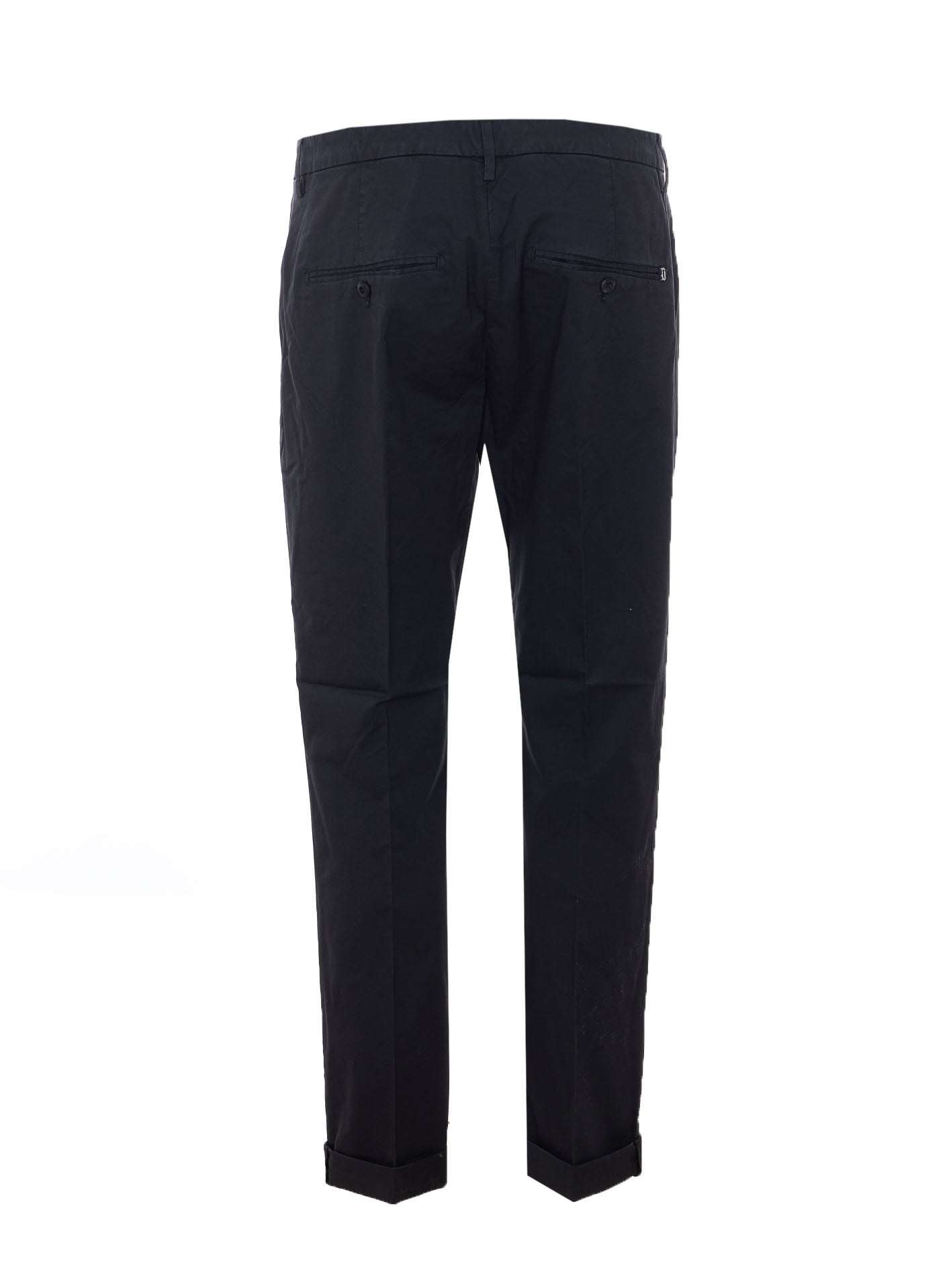 Dondup Trousers Black Cotton
