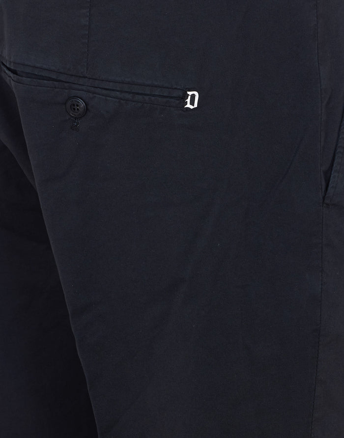 Dondup Trousers Black Cotton
