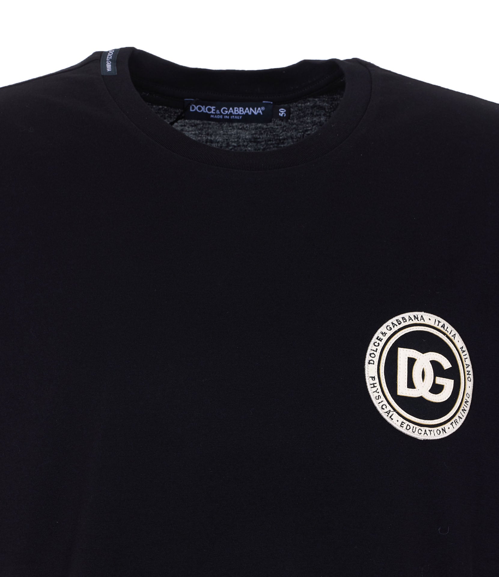 Dolce & Gabbana T-shirts and Polos Black Cotton