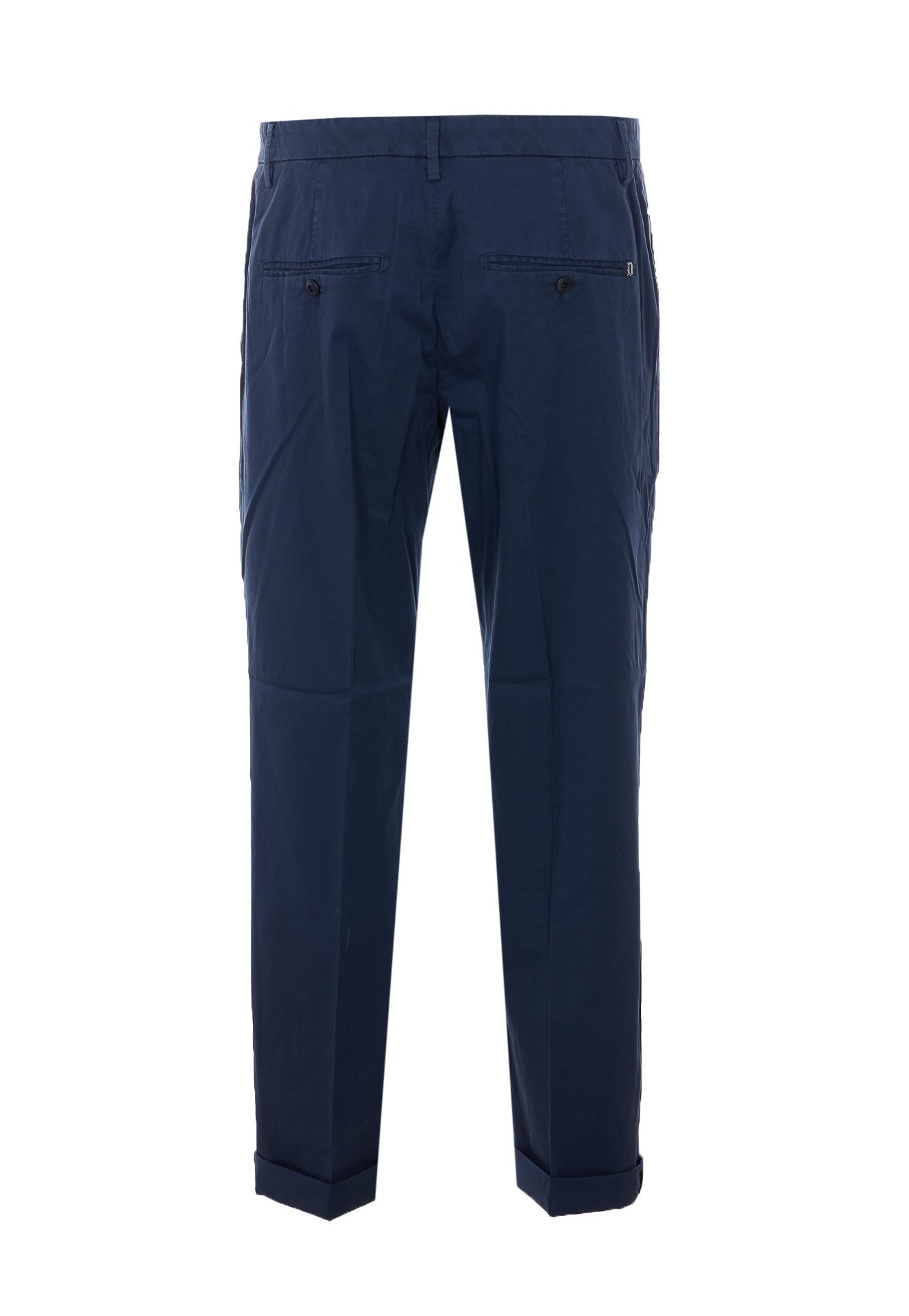 Dondup Trousers Blue Cotton
