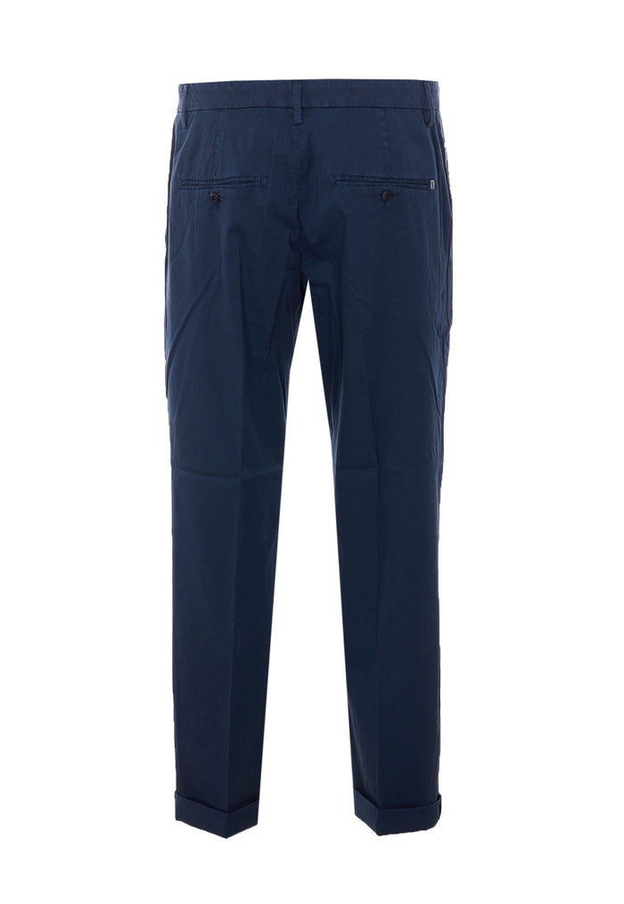 Dondup Trousers Blue Cotton