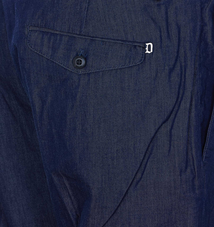 Dondup Trousers Blue Cotton