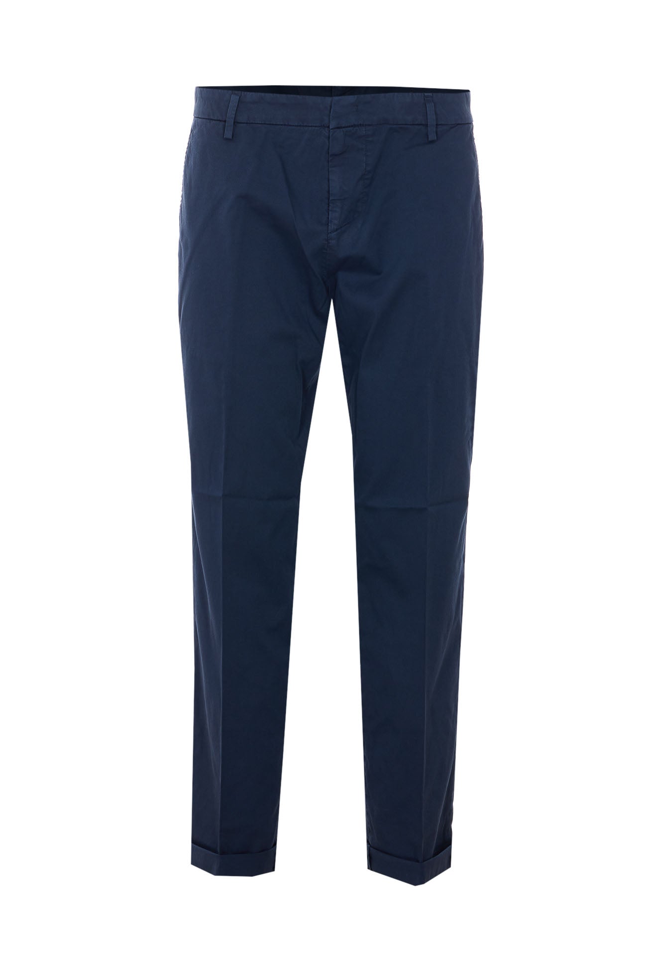 Dondup Trousers Blue Cotton