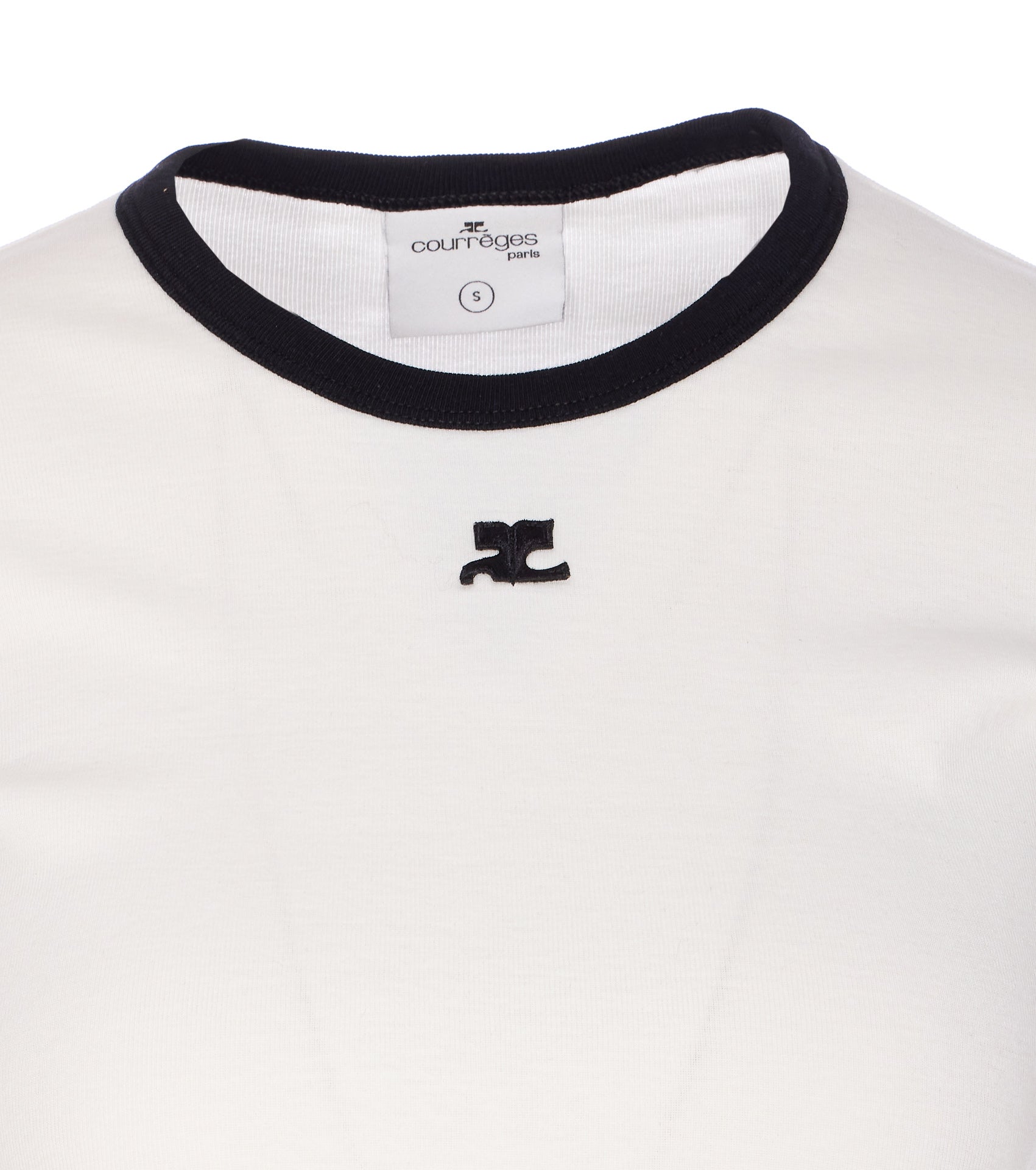 Courreges T-Shirts And Polos White Cotton
