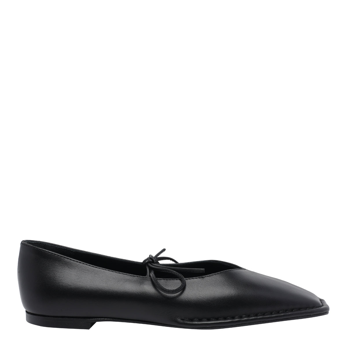 ALOHAS Flat shoes Black Calf Leather/rubber Sole