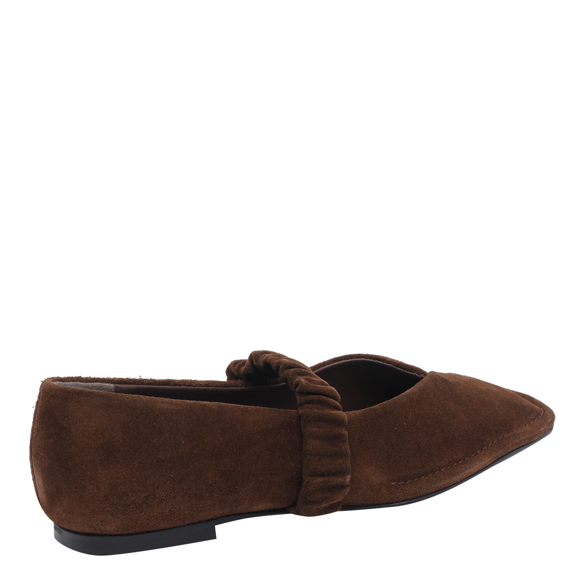 ALOHAS Flat shoes Brown Suede Leather/rubber Sole