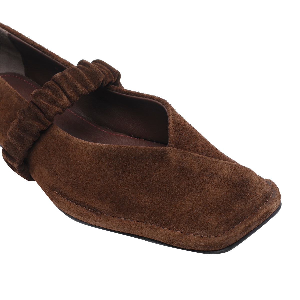 ALOHAS Flat shoes Brown Suede Leather/rubber Sole