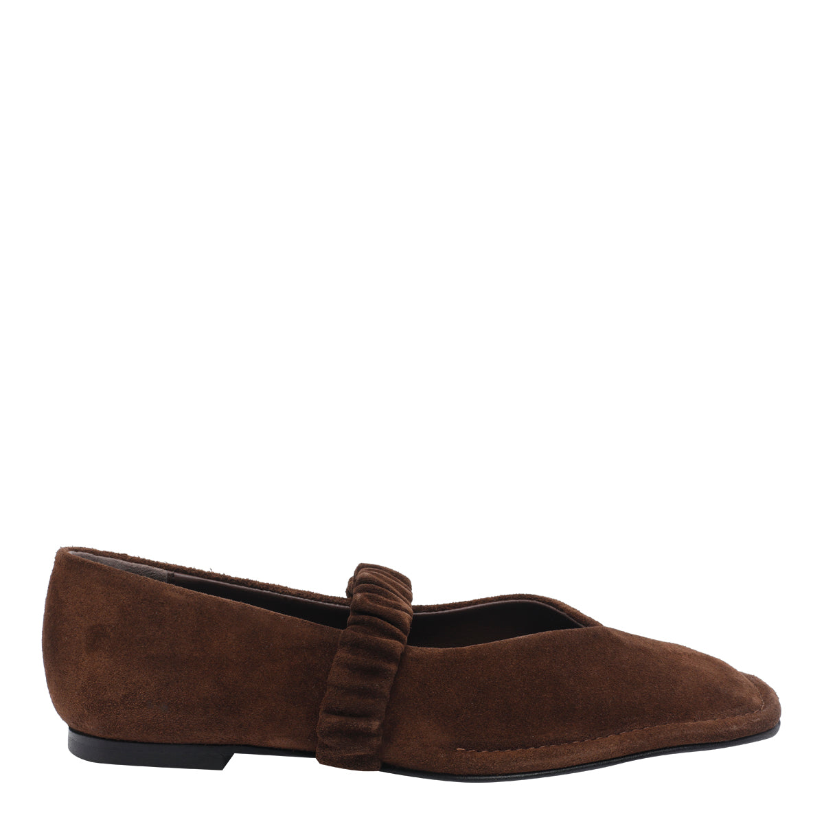 ALOHAS Flat shoes Brown Suede Leather/rubber Sole