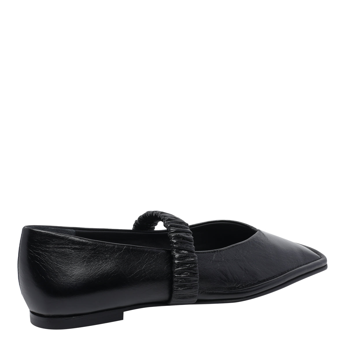 ALOHAS Flat shoes Black Calf Leather/rubber Sole