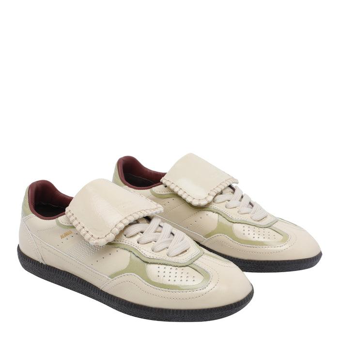 ALOHAS Sneakers Beige Patent Leather/rubber Sole
