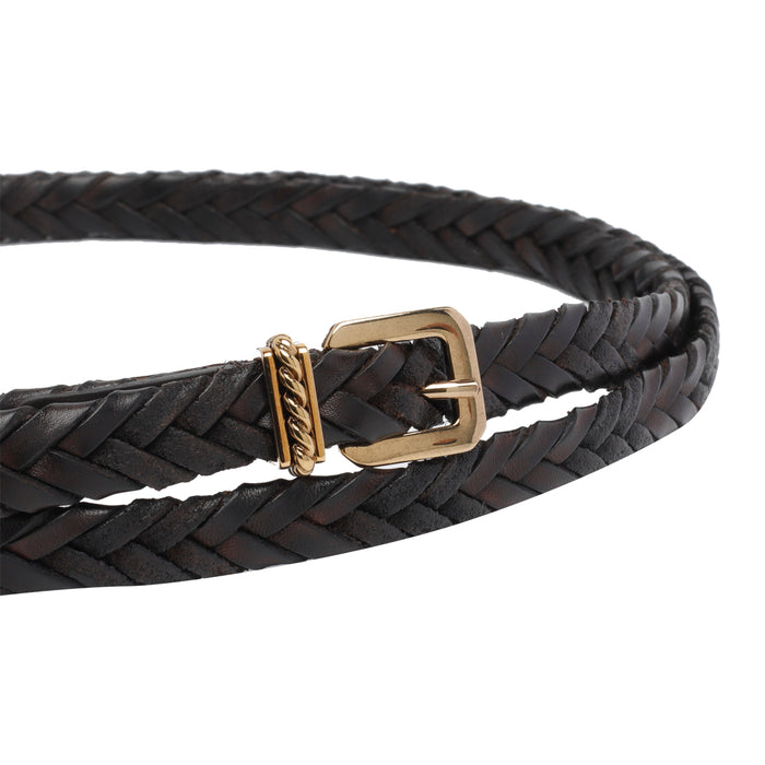 Etro Belts Black Calf Leather