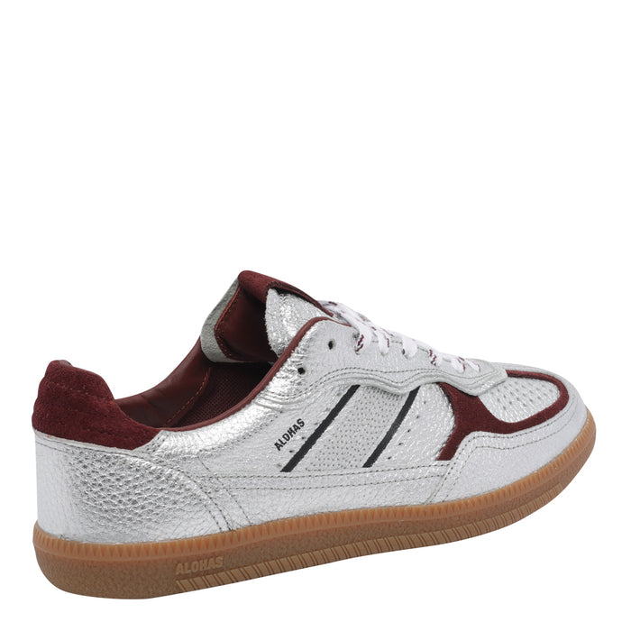 ALOHAS Sneakers Silver Calf Leather/rubber Sole