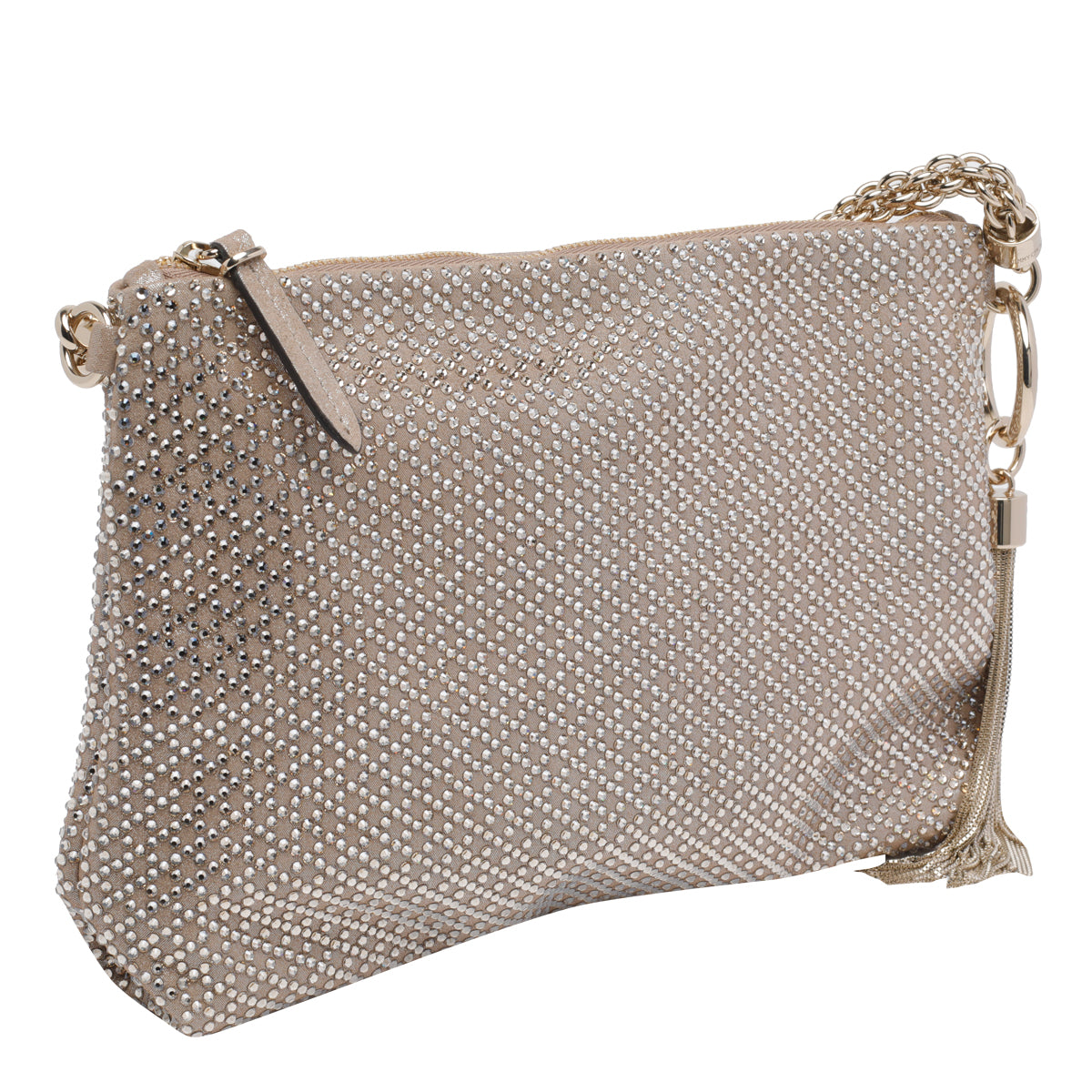 Jimmy Choo Bags Golden Calf Leather Crystal