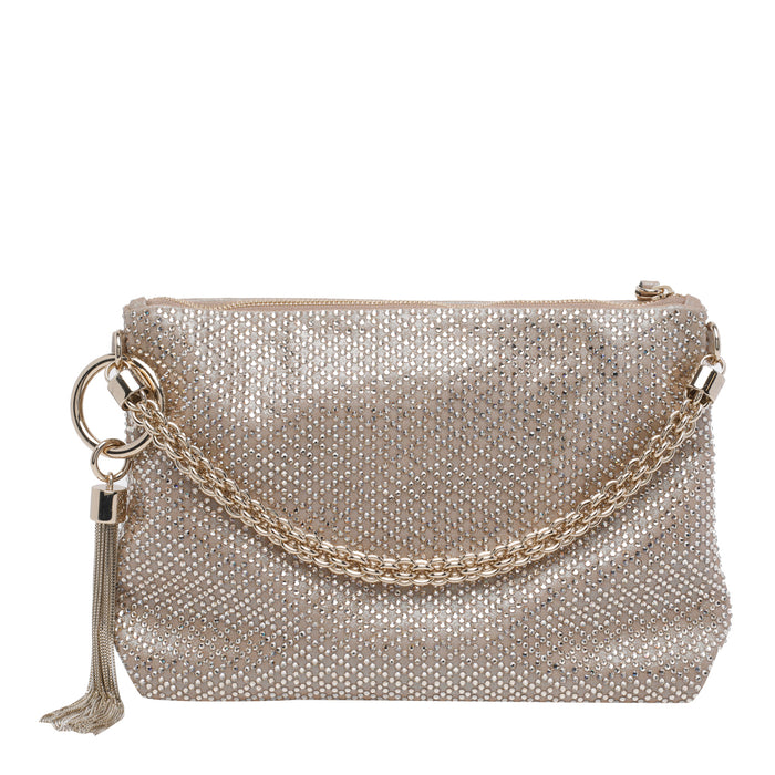 Jimmy Choo Bags Golden Calf Leather Crystal
