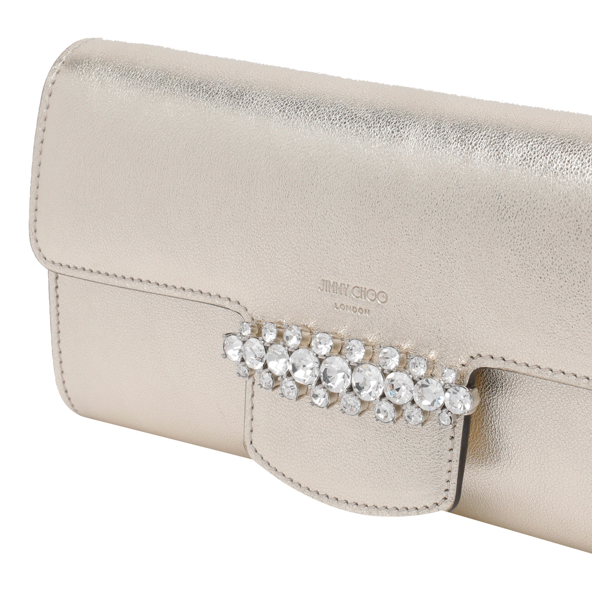 Jimmy Choo Wallets Golden Calf Leather