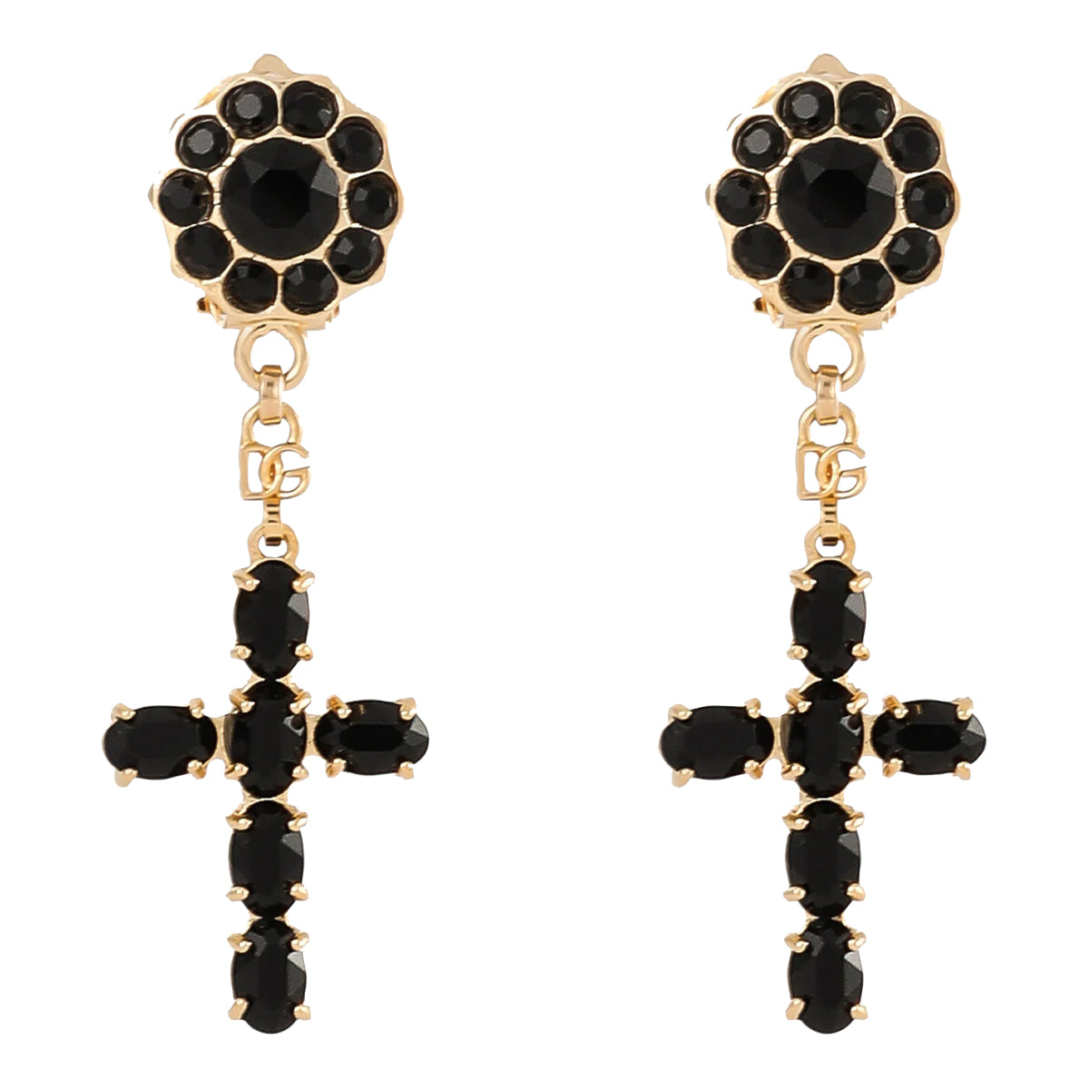 Dolce & Gabbana Bijoux Black Brass Glass