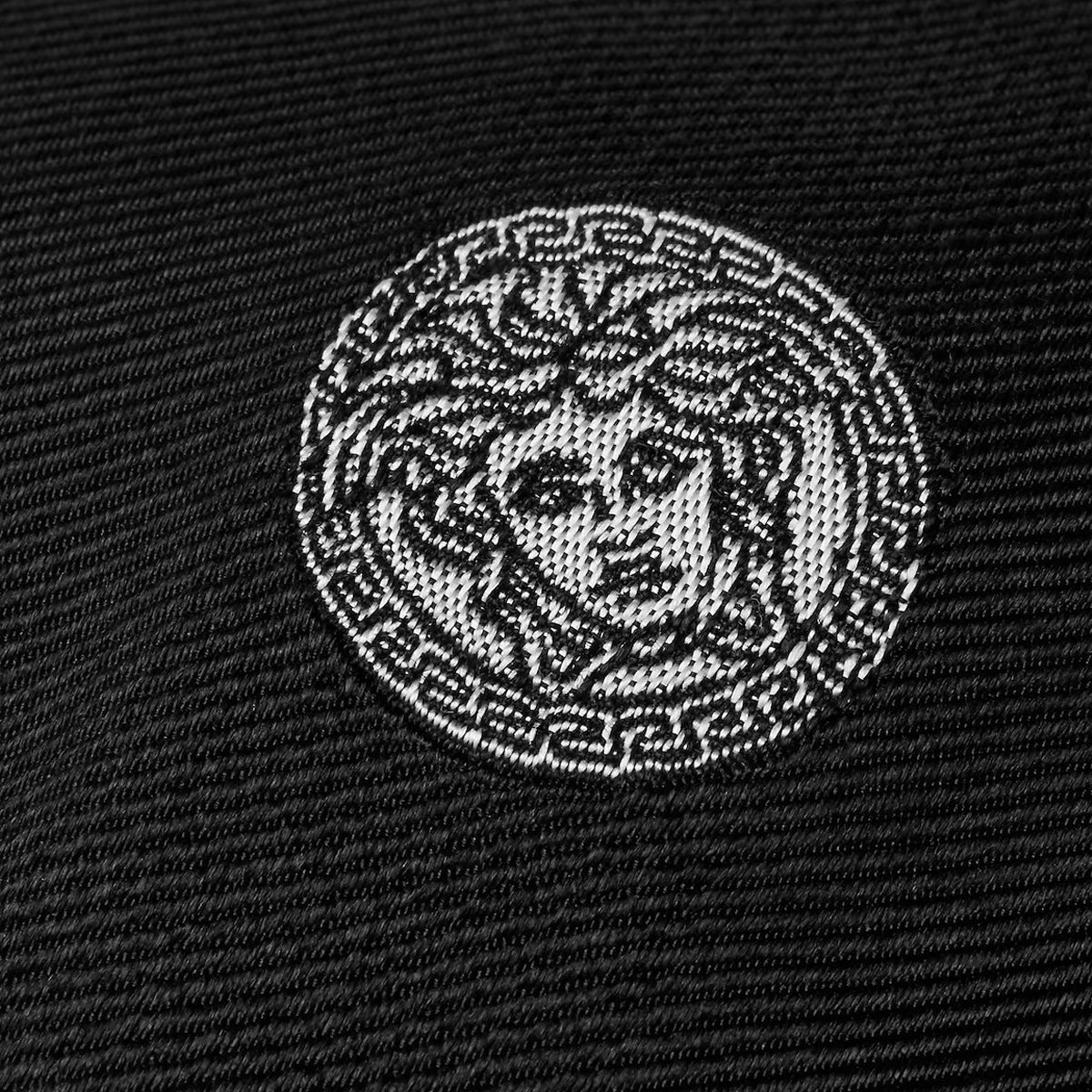Versace Ties Black Silk