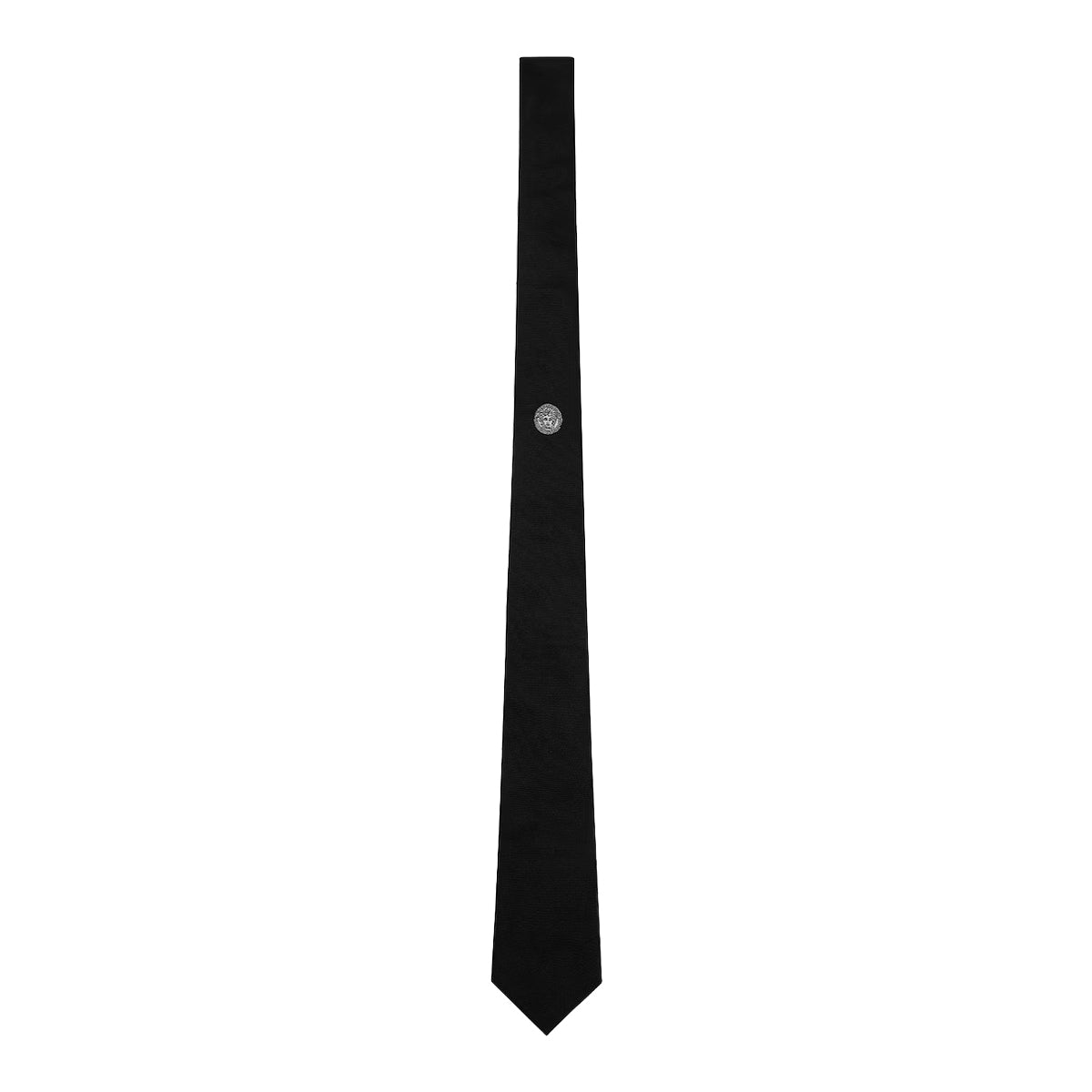 Versace Ties Black Silk