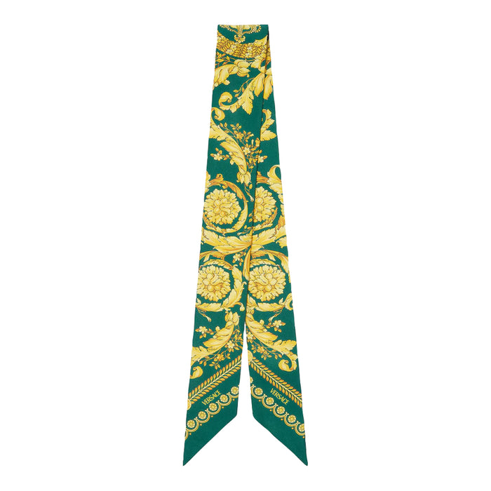 Versace Scarfs Green Silk