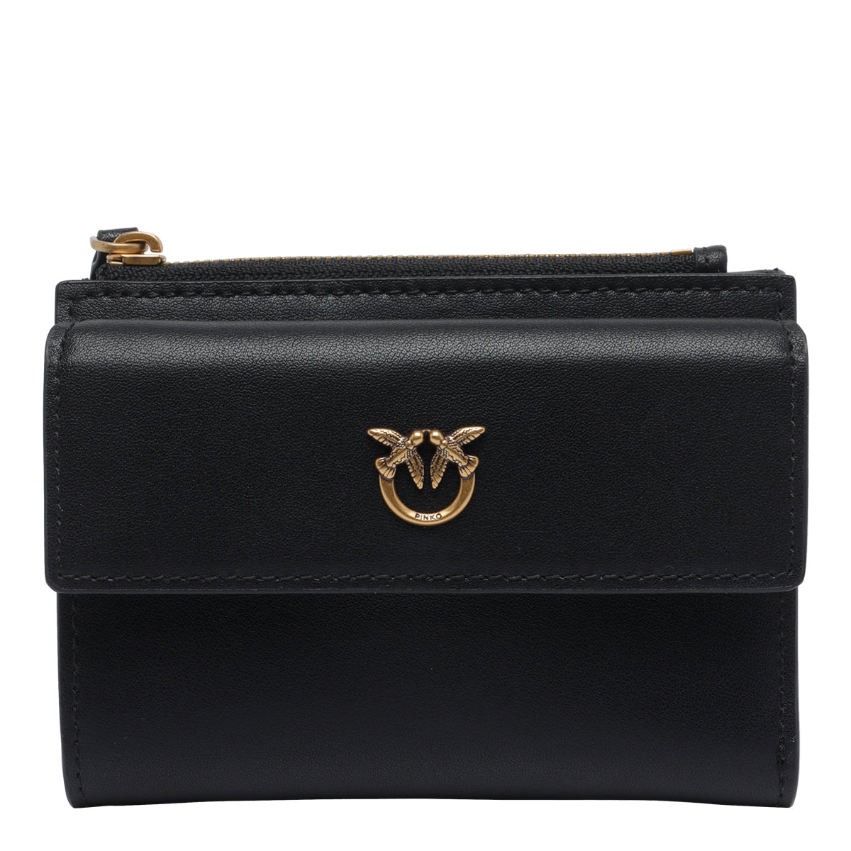 Pinko Black Calf Leather